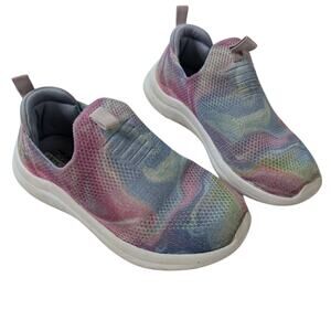 Skechers Kids Ultra Flex 2.0 Swirlology Pastel Slip On Sneakers Girls Size 10